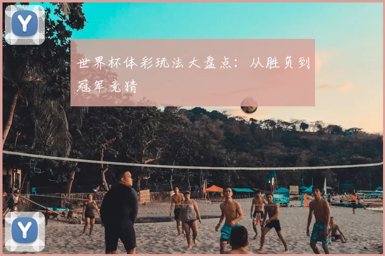 世界杯体彩玩法大盘点:从胜负到冠军竞猜